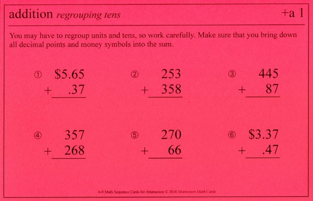 Montessori Math Addition Snake Game Cards (Numeral Version) for Facts  Practice